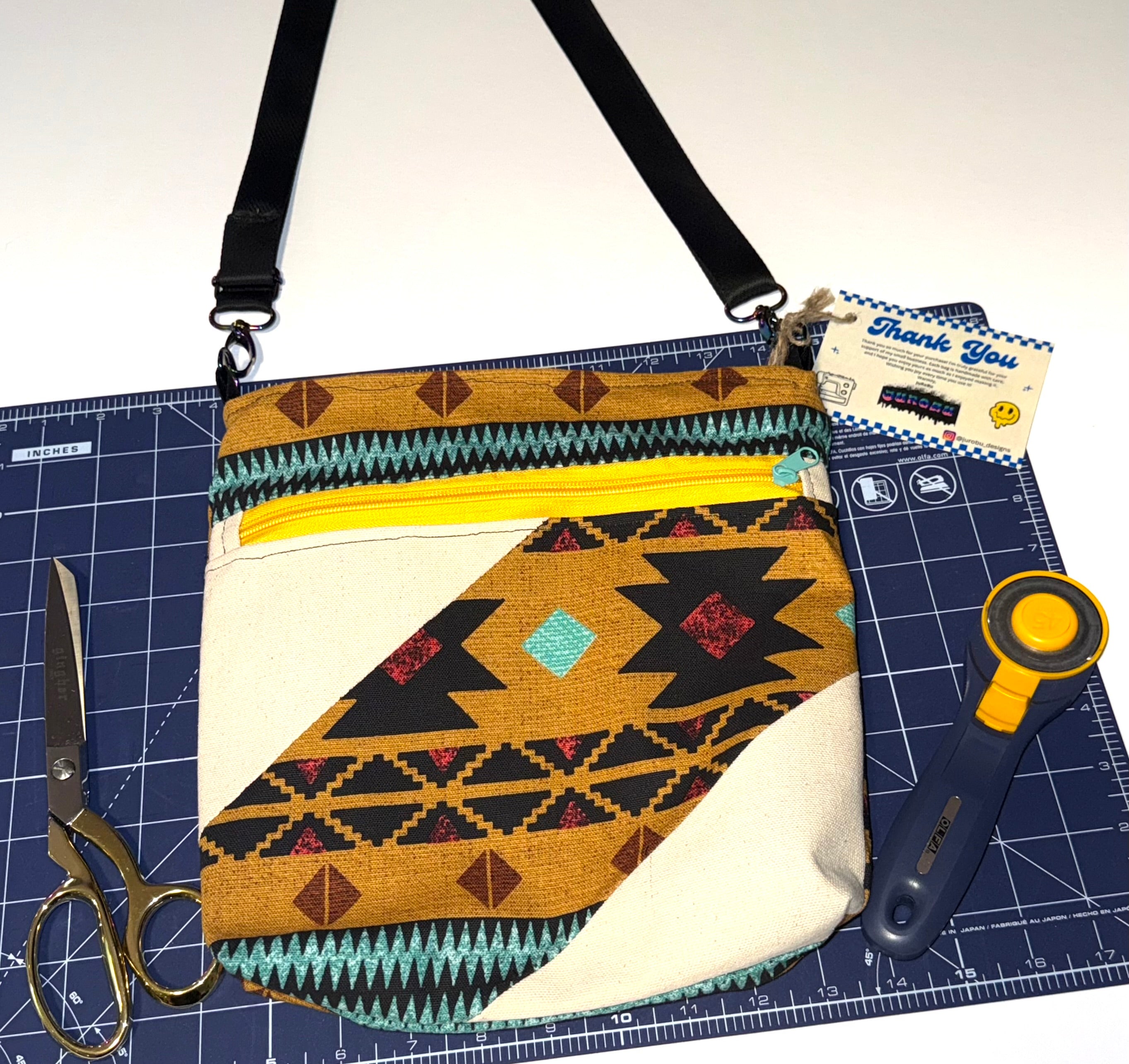 Jurobo Cross Body Bag - Desert Sunrise