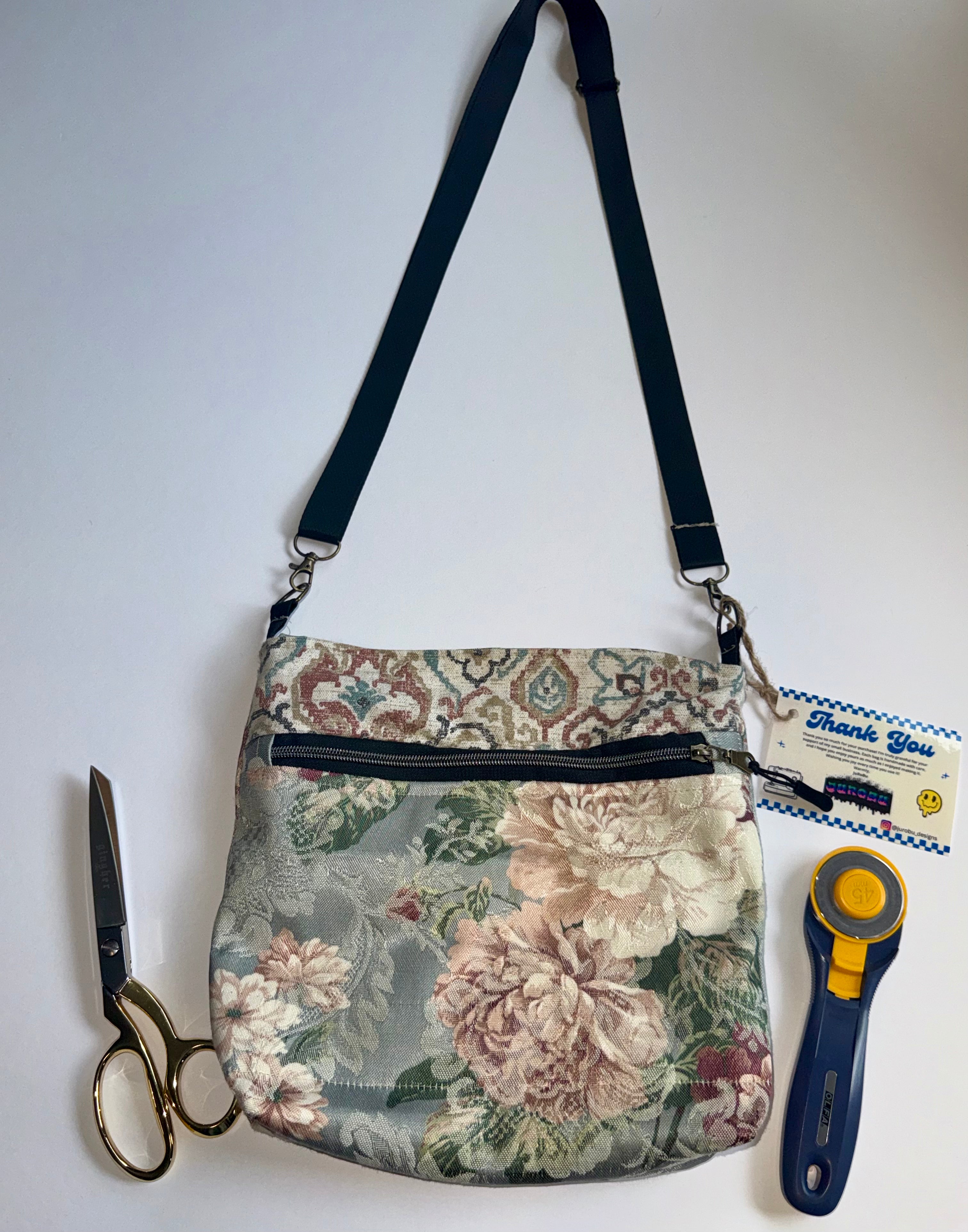 Jurobu Cross Body Bag - Rosewood Reverie
